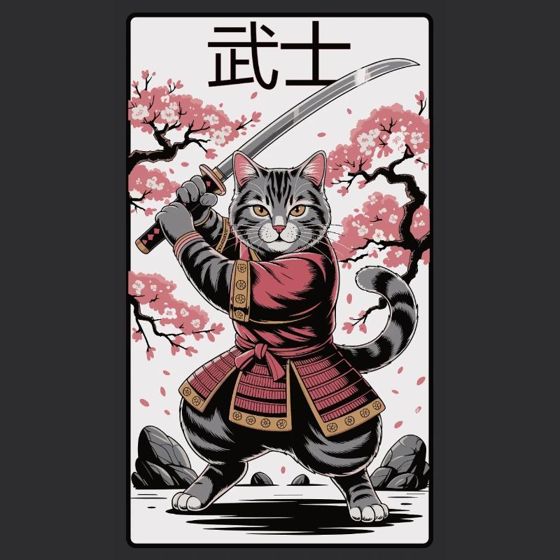 Chat guerrier – Puissance de l’anime