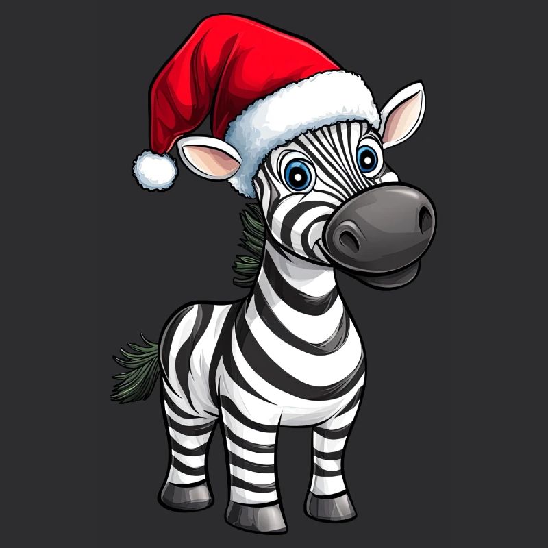 Weihnachtsmann Zebra