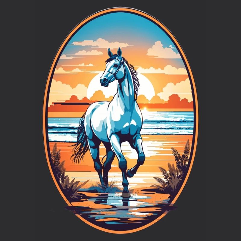Pferd am Strand