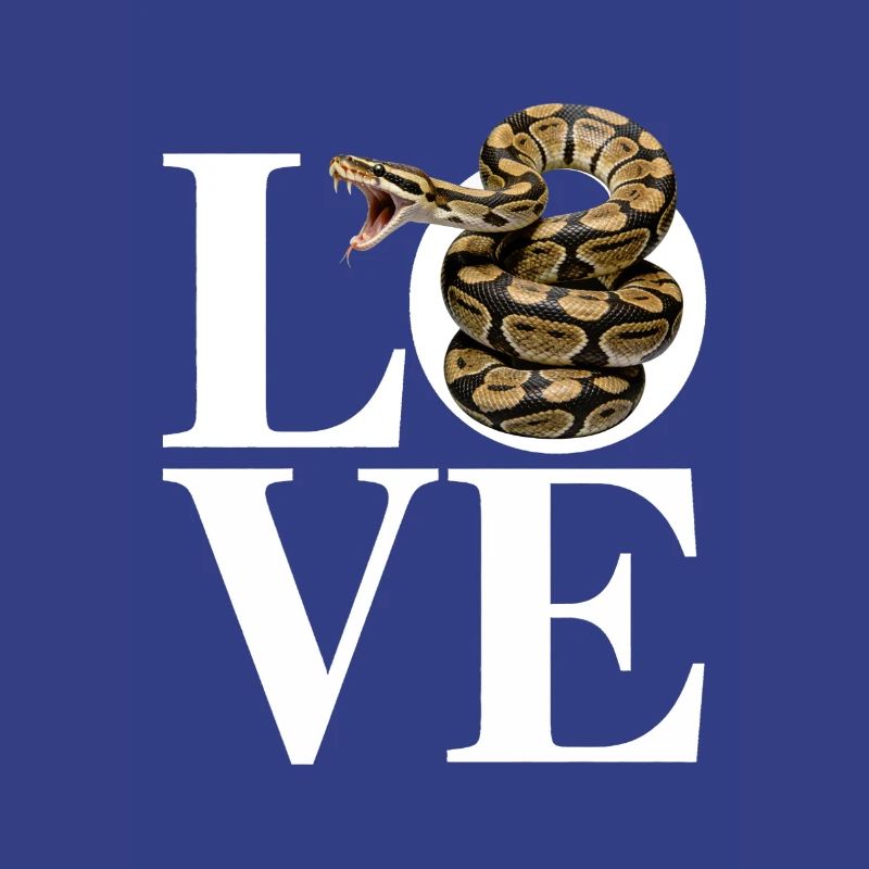 Königspython Schlangen LOVE Terrarium Python