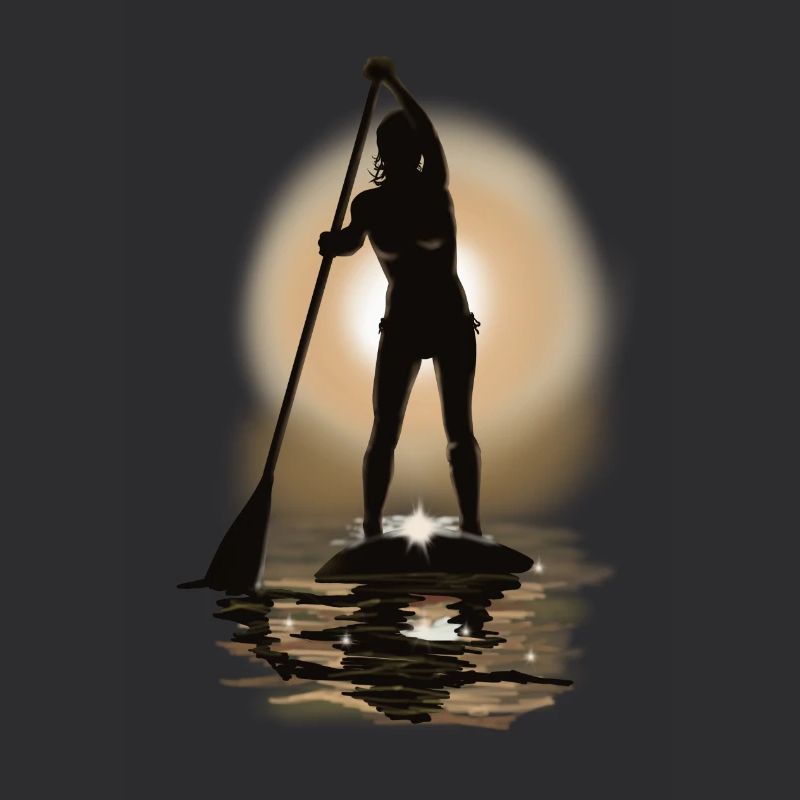 paddle boarding