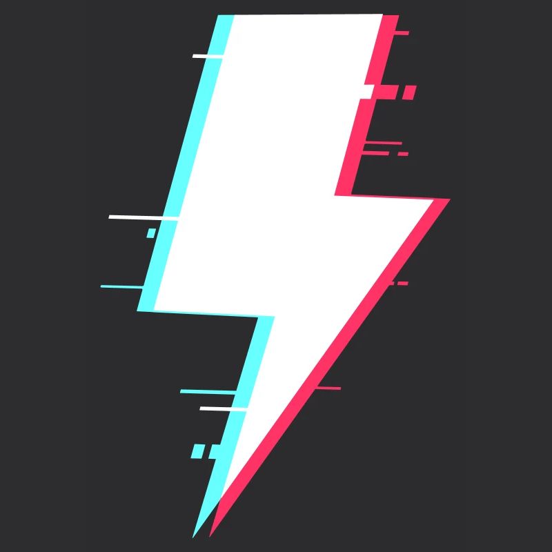 Lightning Style Retro Digital Lightning