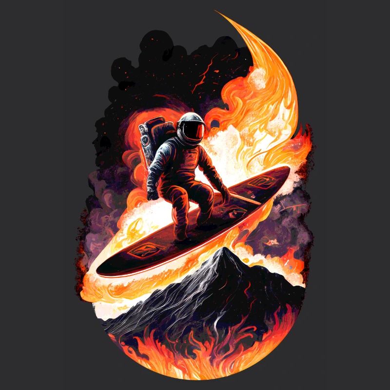 Astronaute de surf