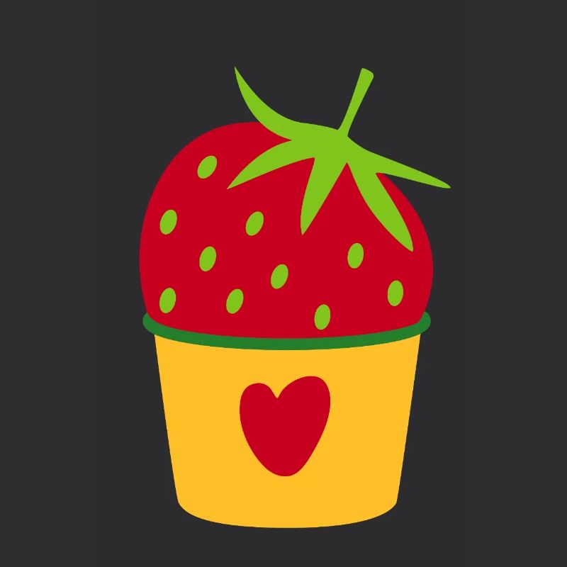 Icecream Eis Erdbeere Erdbeereis Cupcake süß