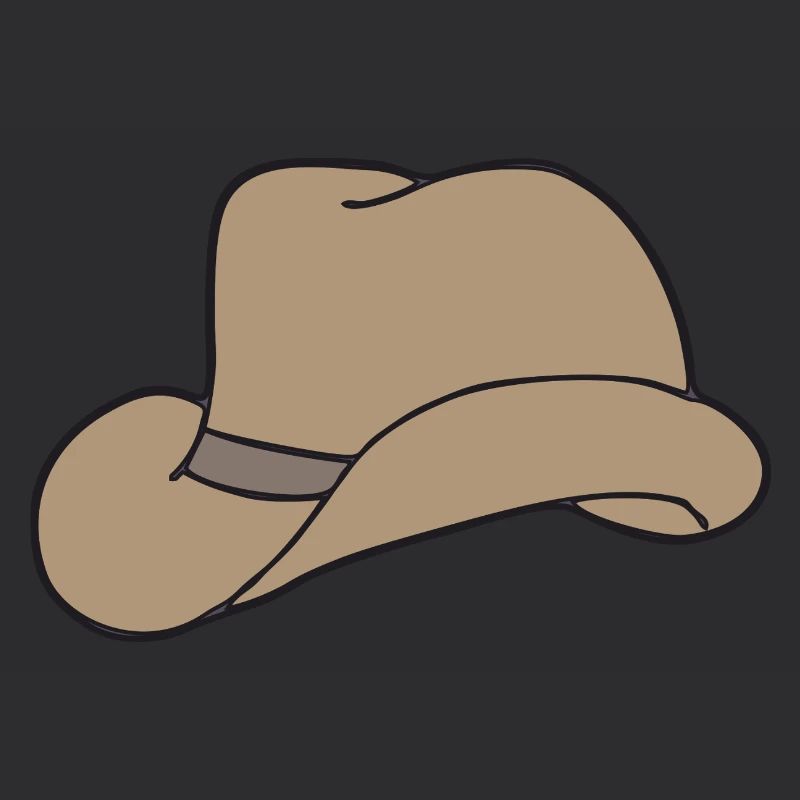 chapeau marron