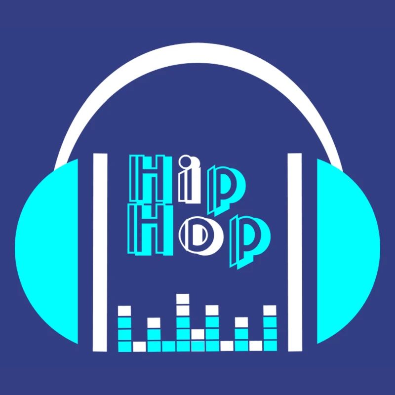 Neonkopfhörer mit Equalizer-Design