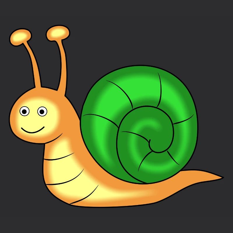 schnecke tier lustig