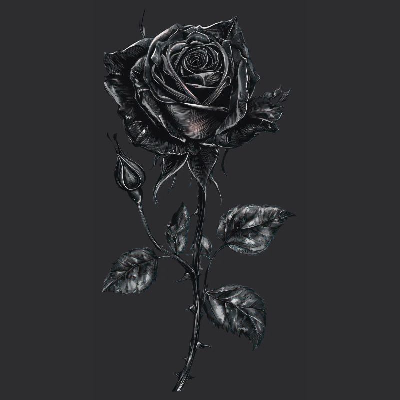 Schwarze Rose