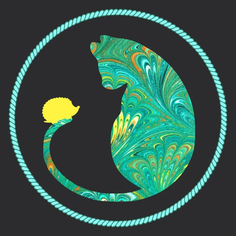 Chat avec hérisson E 71