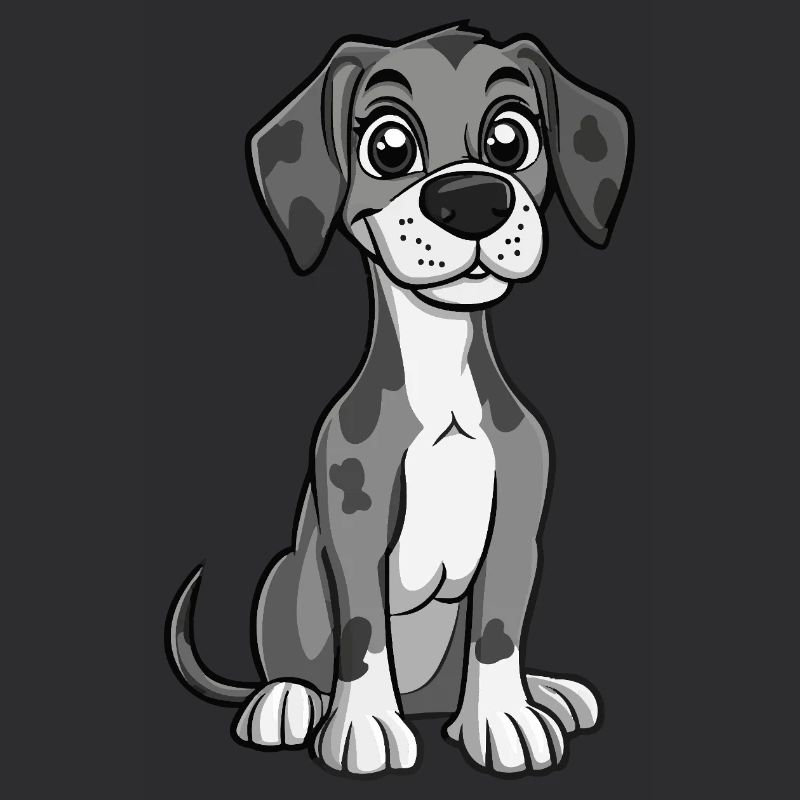 Great Dane Hund Niedlich