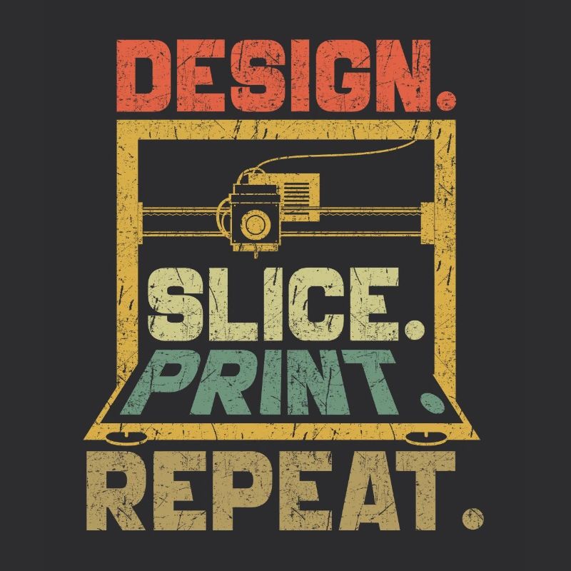 Impression 3D Imprimante 3D Retro Design Slice Print
