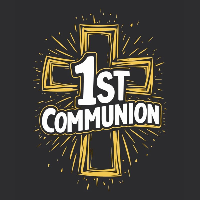 Conception de la croix de première communion
