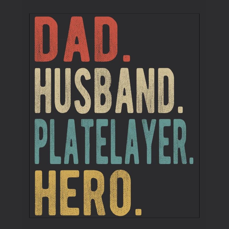 Plattenleger Papa Ehemann Held