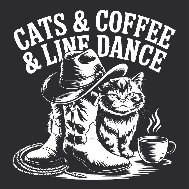 Katzen Kaffee und Line Dance. Linedance Katzen