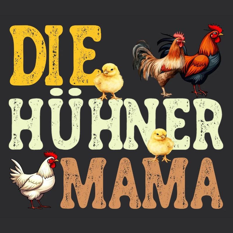 Die Hühner Mama Muttertag Mutterschaft Mama