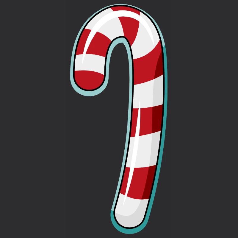 Candy Cane Striped Design