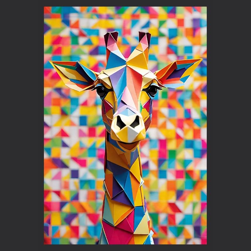Rainbow Giraffe