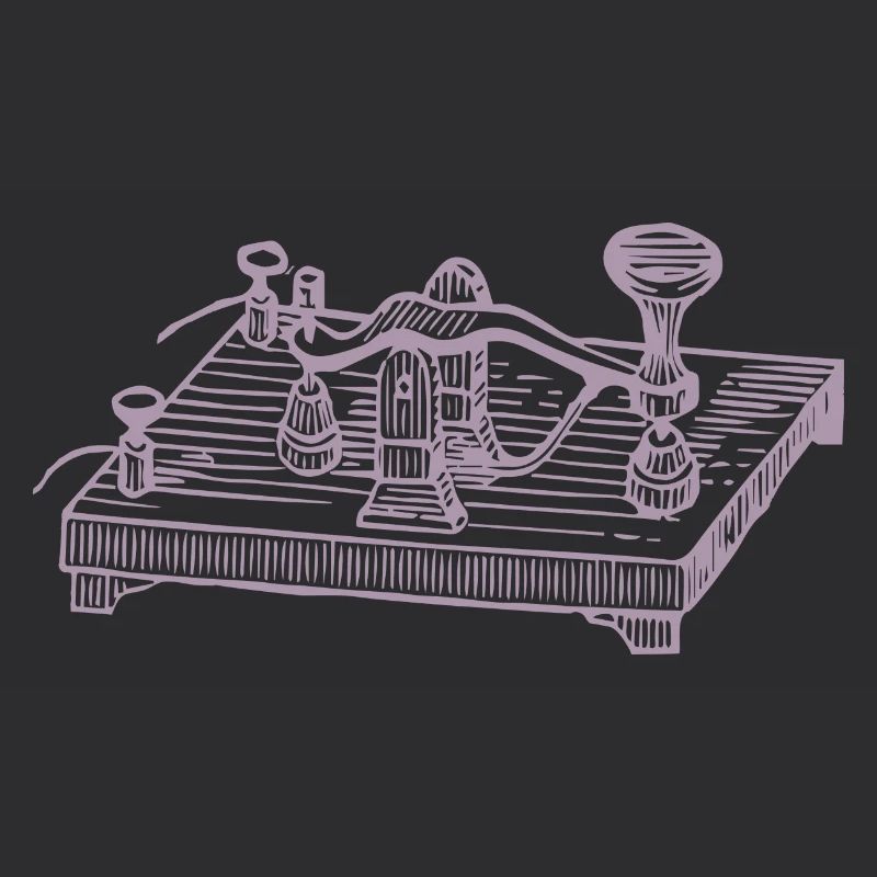 Vintage Morse Code Device, Retro Communication