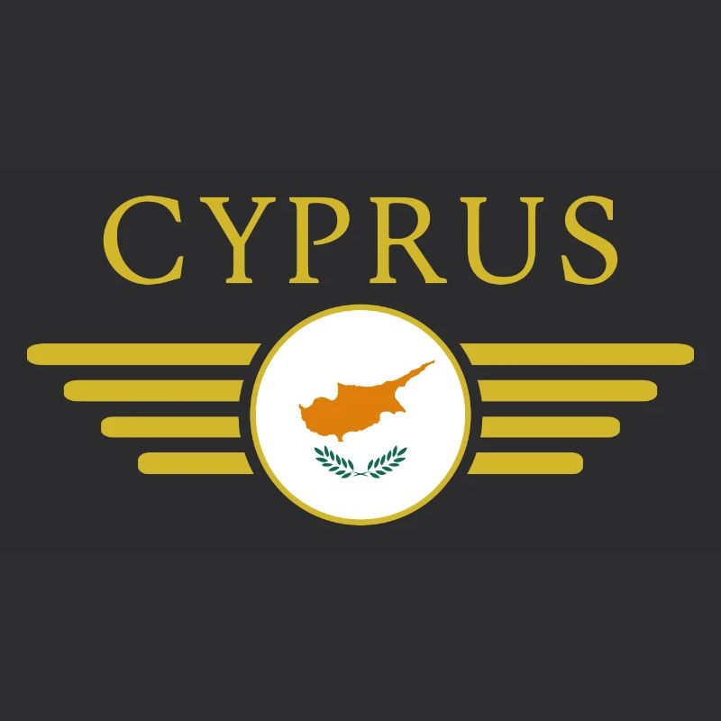 J’aime Chypre, T-shirt design de style élégance