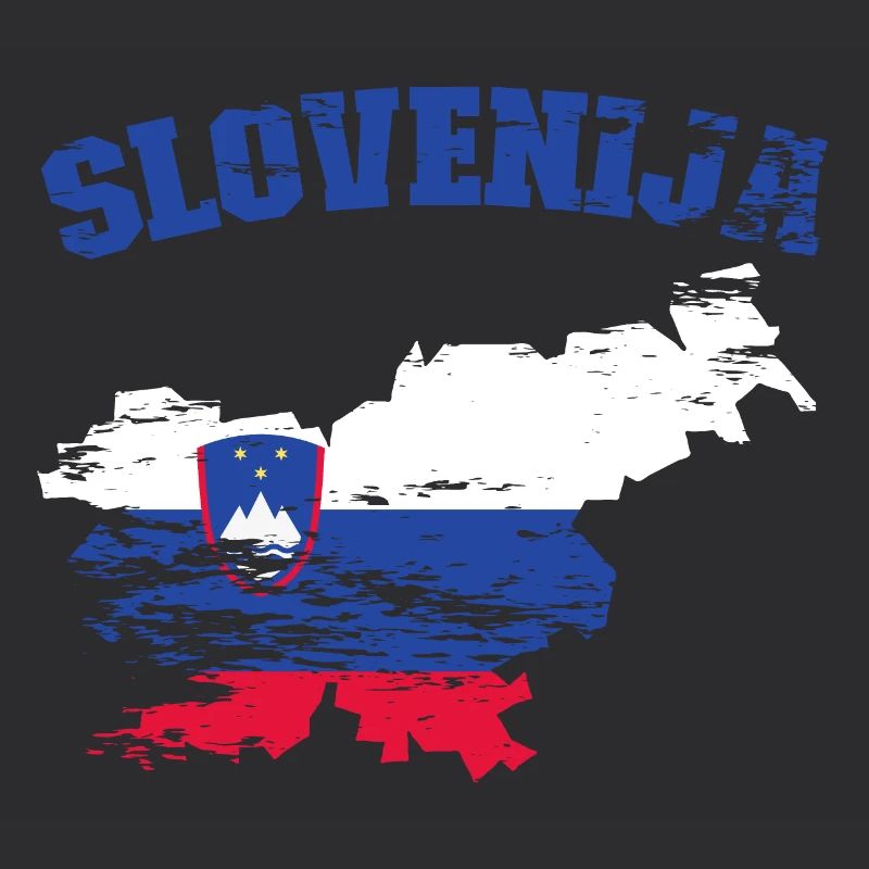 Carte du drapeau de la Slovénie utilisée