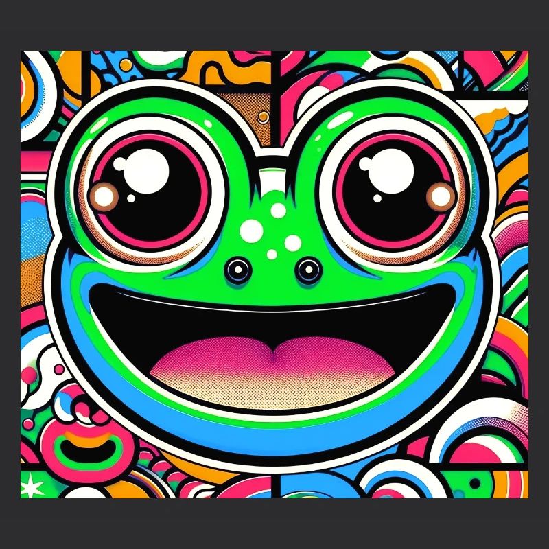 Frosch Pop Art