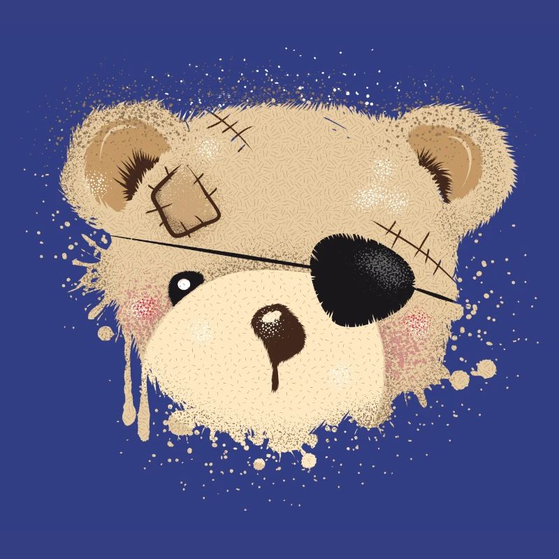 Teddy with eye patch