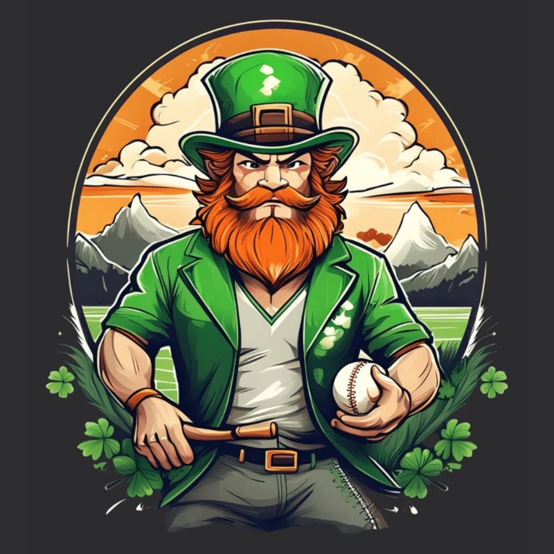 St. Patrick's Day Kleeblatt Baseball