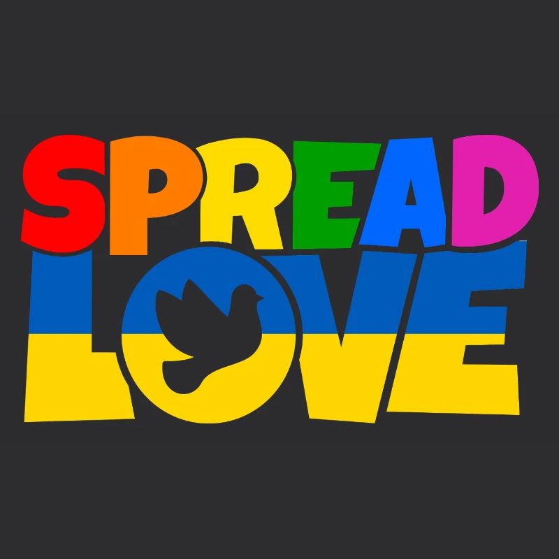 Conception de chemise Spread Love
