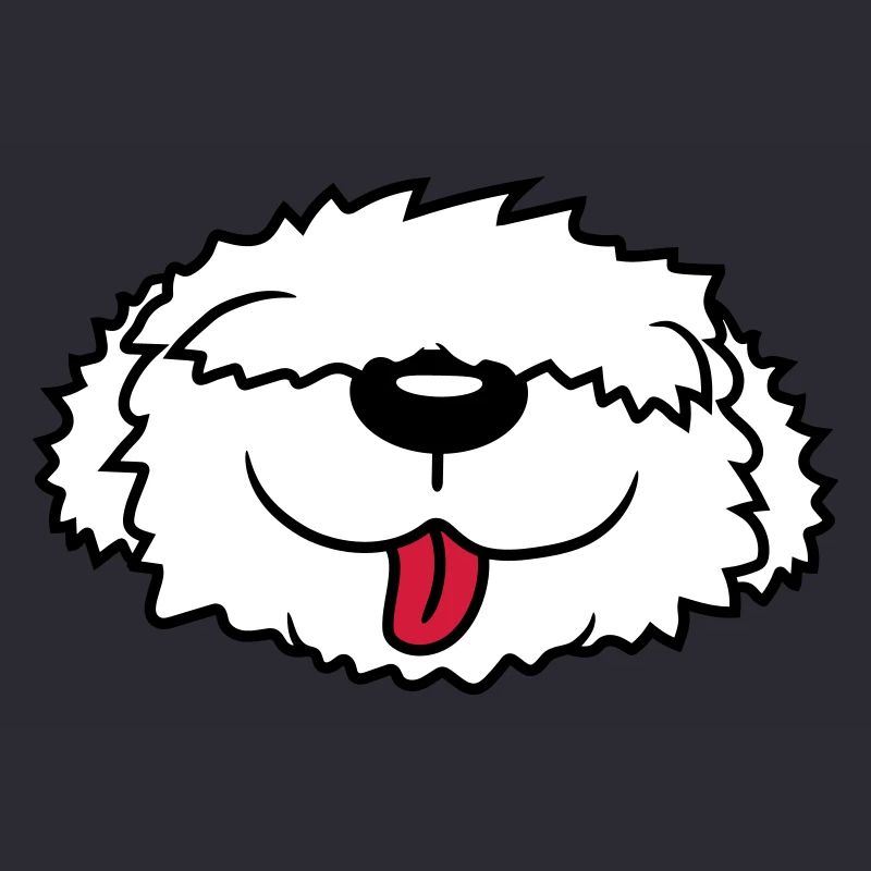 Bobtail Hund Gesicht