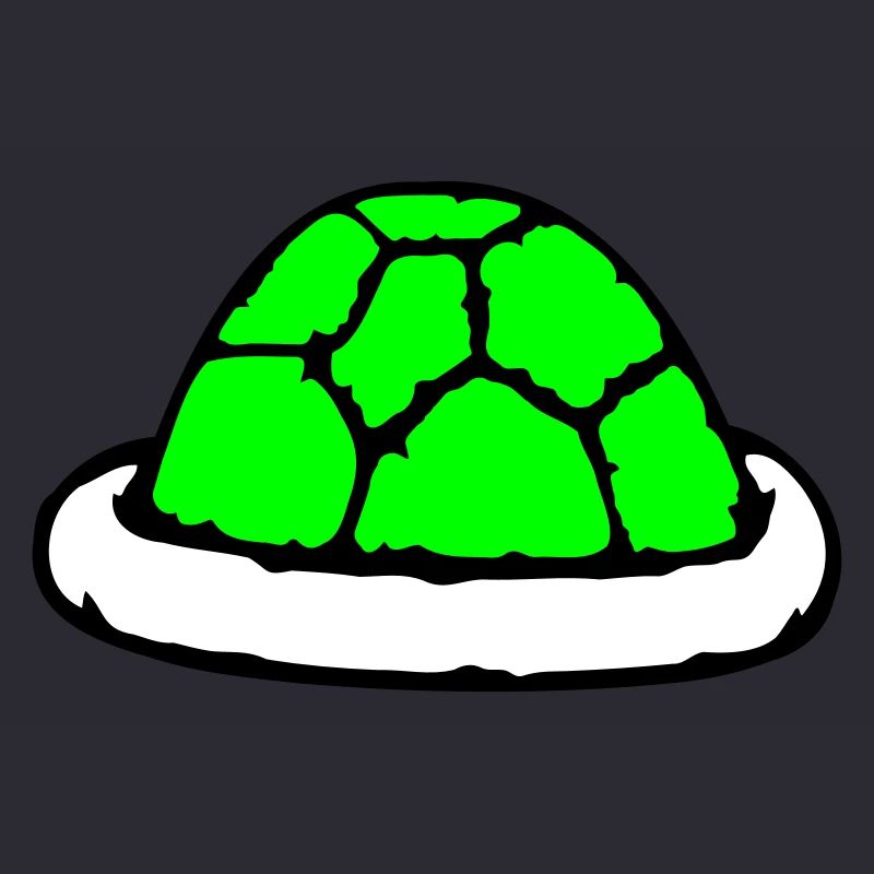 Turtle shell without turtle cute shell