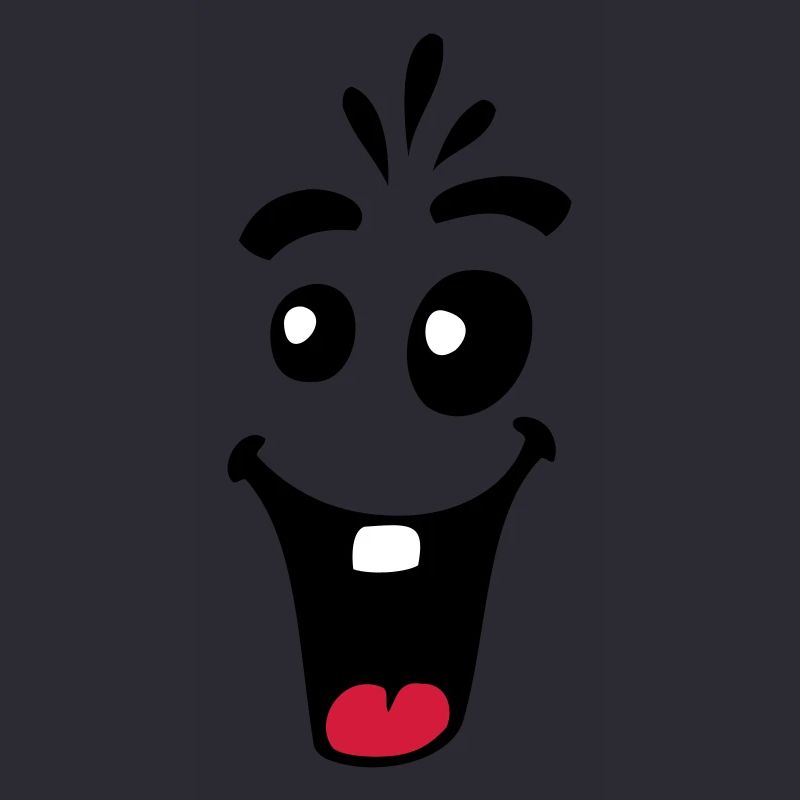 Laughing Friendly Happy Comic Face