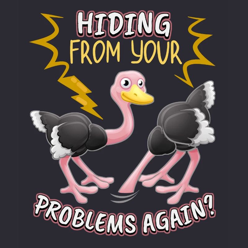 Funny Bouquet Bird-Strauss Comic Problem Solution