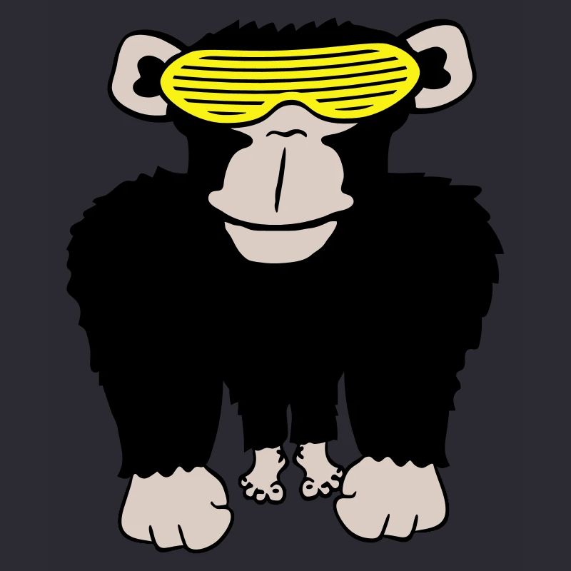 Funky Sunglasses Gorilla Cool Party Monkey Fun