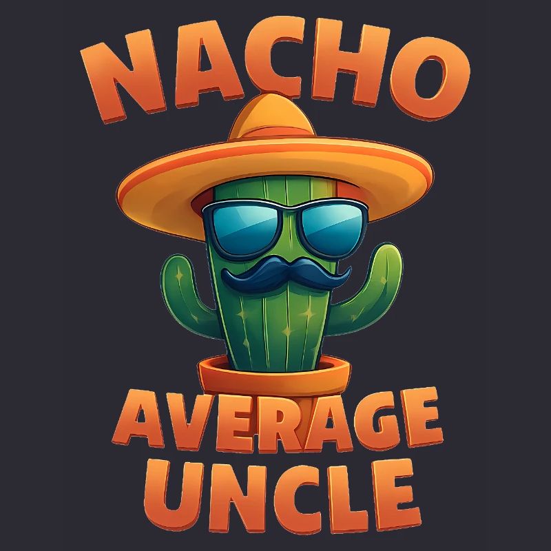 Conception de cactus oncle Nacho Average