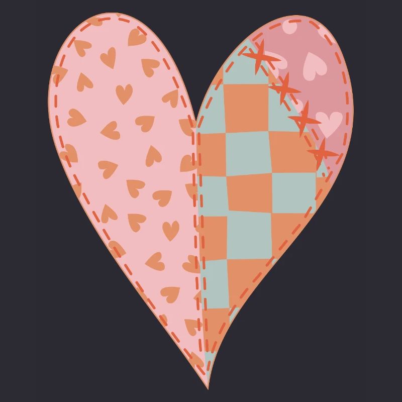 Patchwork Herz Nr. 2
