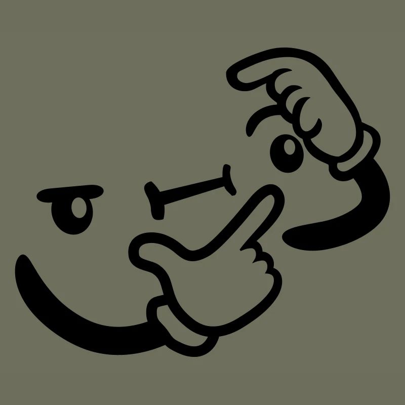 Conception de réflexion visage