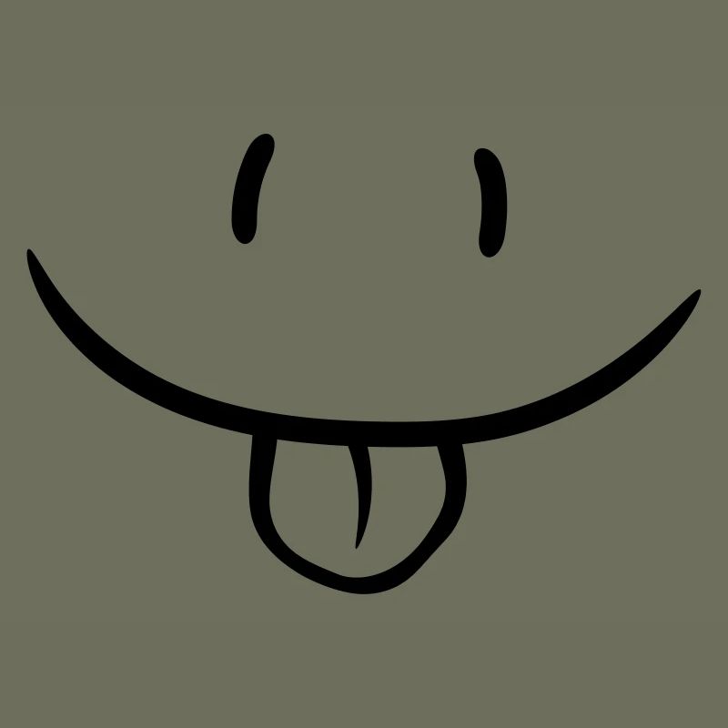 Comic face naughty