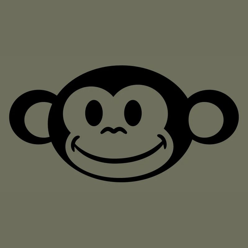 Peu drôle doux singe mignon