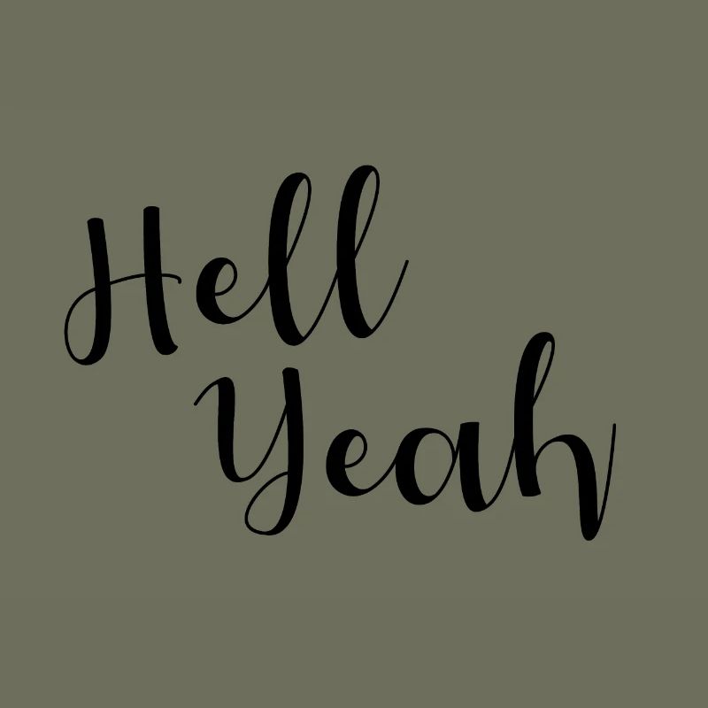 Hell Yeah Lettering