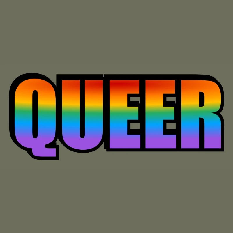 Queer LGBTQ Pride Rainbow