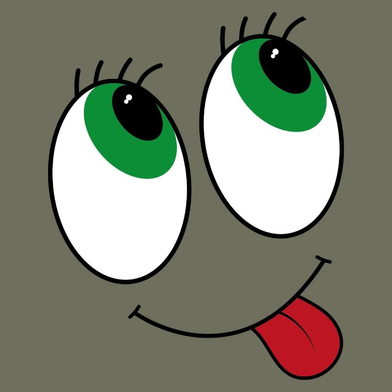 Comic-style eyes