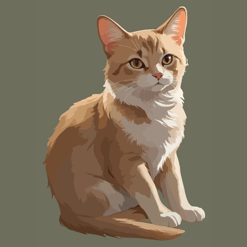 Chat mignon - Conception de chat de compagnie