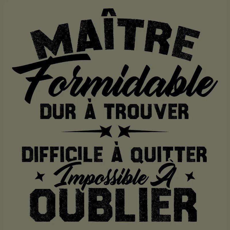 Maître Formidable Idée Cadeau Maître D'école