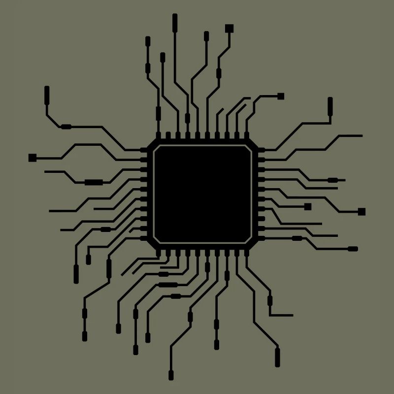 processor cpu wires wire cabling computer