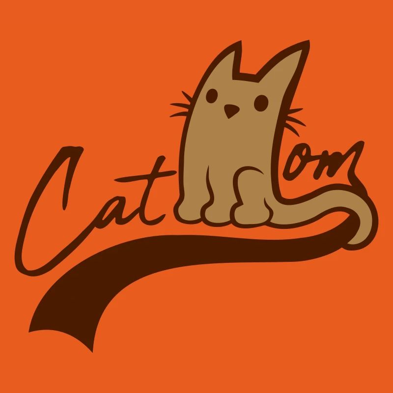 Texte de conception de maman chat