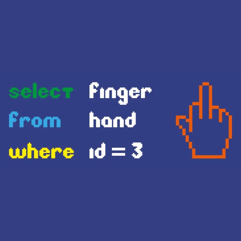 Funny SQL Query : un doigt d’honneur 8 bits pour les geeks