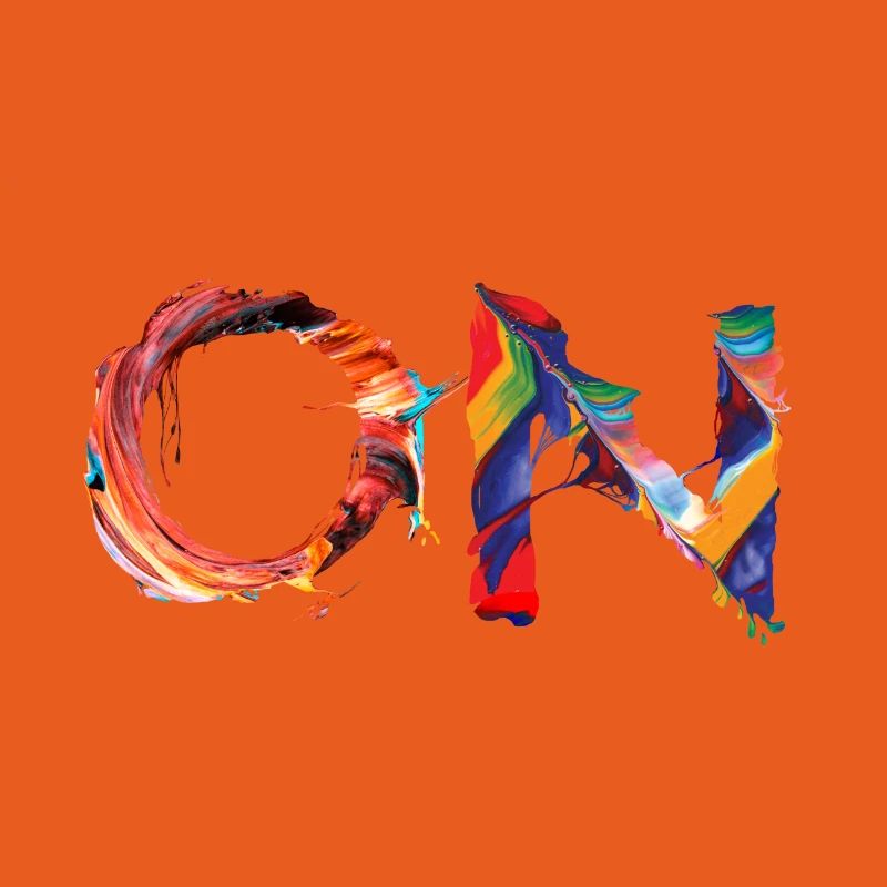 ON – Design de couleur abstrait avec une puissance de déclaration