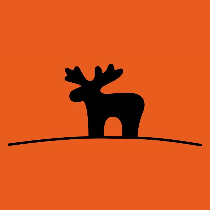 Moose silhouette gift idea Christmas