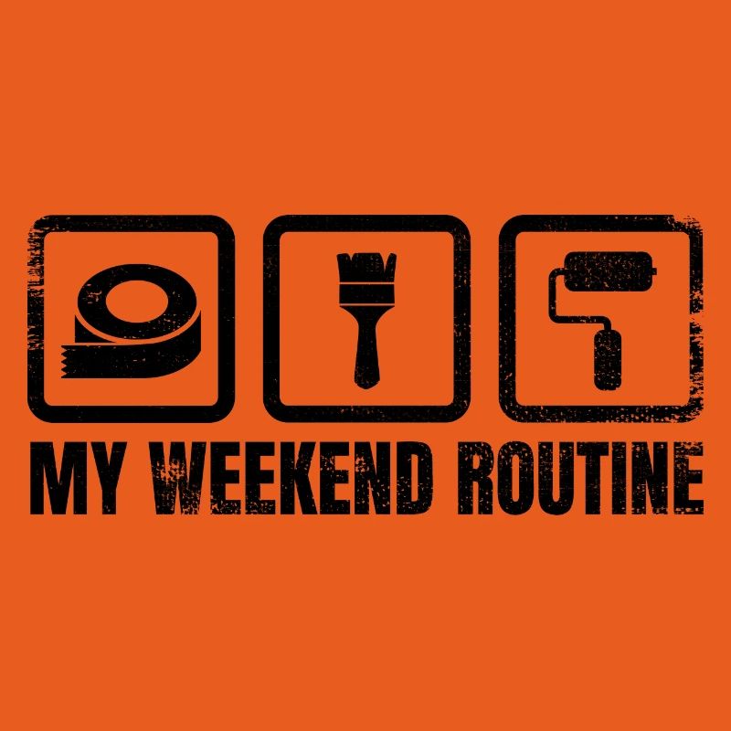 Maler Wochenendroutine