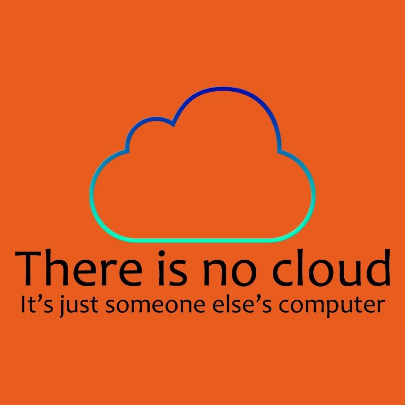 Pas de programmation dans le cloud T-shirt drôle